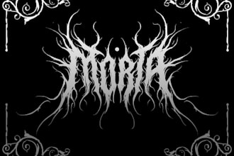 design a metal band logo