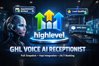build an ai receptionist inside gohighlevel for agencies and clients