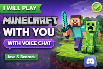 play minecraft with you in both java and bedrock edition