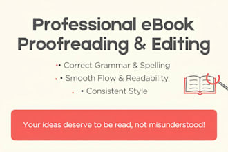 proofread and edit your ebook