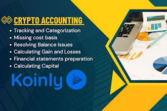 do crypto accounting bookkeeping and koinly tax reports
