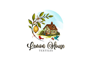 design sweet lemon house textiles logo