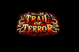 design unique terror trail logo