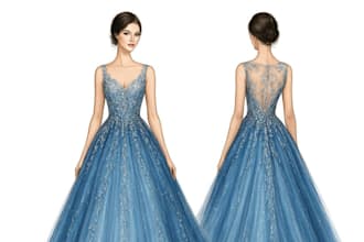 simple dress design and fashion sketches