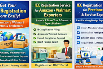 do iec registration for amazon exporters and service freelancers in india