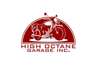 design high octane garage automotive logo unlimited changes