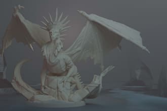 custom rpg miniatures and creatures 3d model for 3d printing