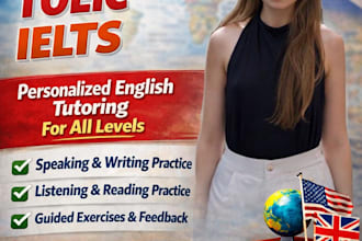 provide english tutoring for toefl, toeic, and ielts exams