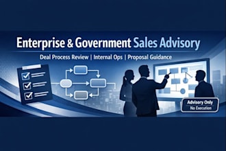 support enterprise and government sales and bid reviews