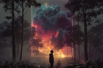 design a unique album artwork cover