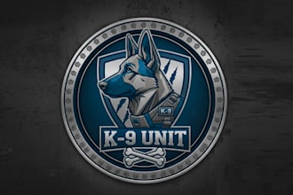 do high quality k9 dog logo with unlimited revision