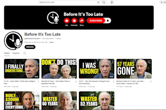 create old man videos like before its too late