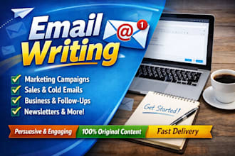 write email and cover letter