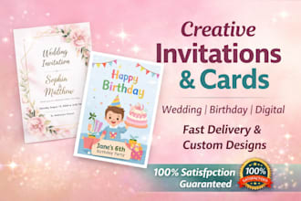 design elegant wedding invitations, digital cards