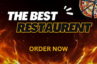 do  unique restaurant logo design for your brand or company