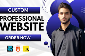 build custom buisness websites as full stack website developer