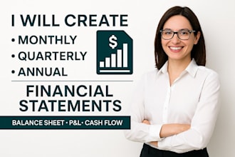 create professional financial statements