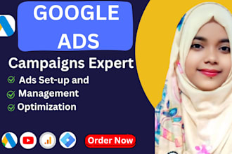 setup google ads adwords ppc campaigns search ads and SEM expert