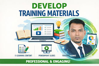 develop training materials for you