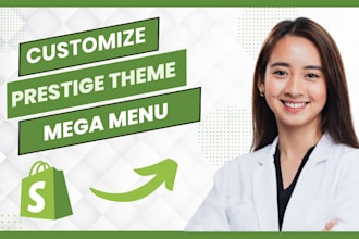 create and fix shopify menus mega menus submenus and collections