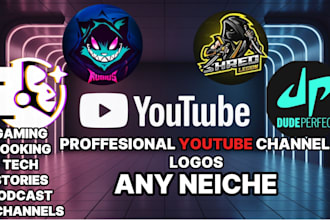 design a unique logo for your youtube channel