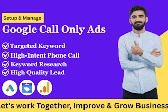 setup google ppc call only ads for high quality lead and call