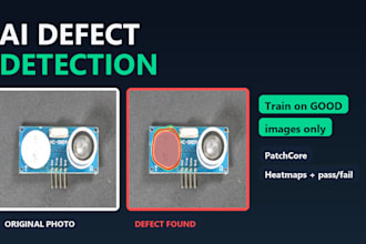 build ai defect detection and anomaly detection for product inspection
