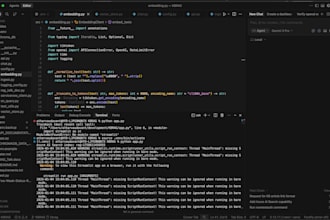 automate tasks using python scripts, web scraping, and apis