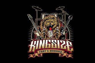 design high quality games e sports logo with music brand