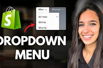 fix menu sub menu dropdown menu in your shopify store