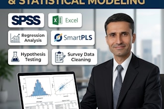 do spss data analysis, survey analysis, statistical modeling