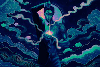 make a digital illustration