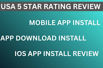 app publish mobile, 5000 app install rating review, mobile app promotion