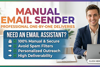 send your emails manually one by one to inbox