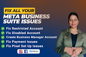 set up and fix meta business suite and ad account