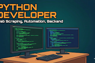 develop a reliable python backend for your application