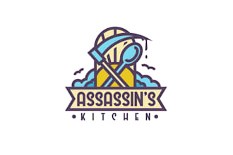 design a modern premium food, kitchen, or restaurant logo