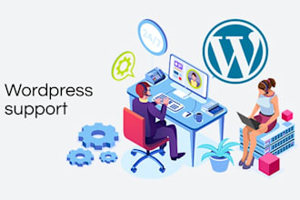 provide wordpress support and fix website issues