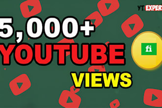 do add 5000 youtube views organically