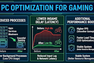 optimatize for better performance and smoother gaming