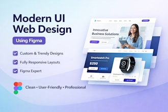 design website UI in figma