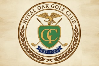 do professional creative golf club logo for your business