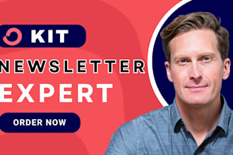 setup convertkit email sequence design kit newsletter template kit landing page