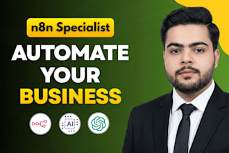 build n8n ai agent, n8n ai automation, n8n chatbot for your business