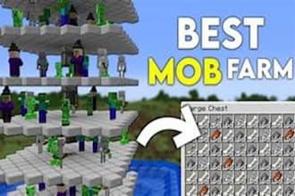 build any type of automatic farm in minecraft java and bedrock edition