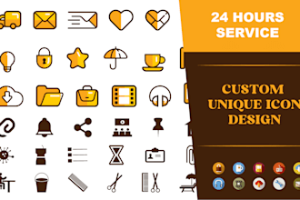 high quality custom icons with 24h express delivery