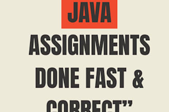 help with java programming assignments