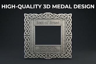 create 3d base relief sculpt models ready for 3d printing