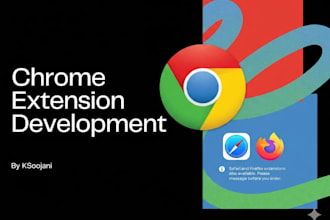 create, develop, and build a custom google chrome automation extension