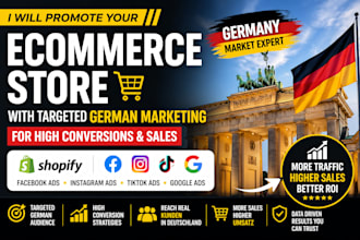 market your ecommerce store to the german audience for sales and conversion